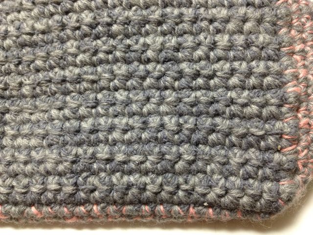 細編みの表面だけ編むと Mayumi Nose Days