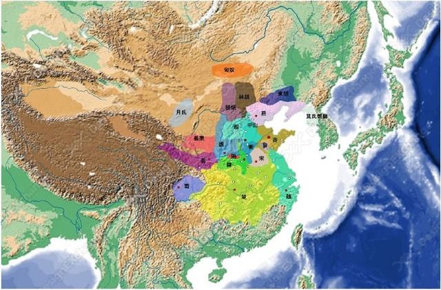 春秋戦国時代の国々に比べたら結構大きい日本の国土面積比較