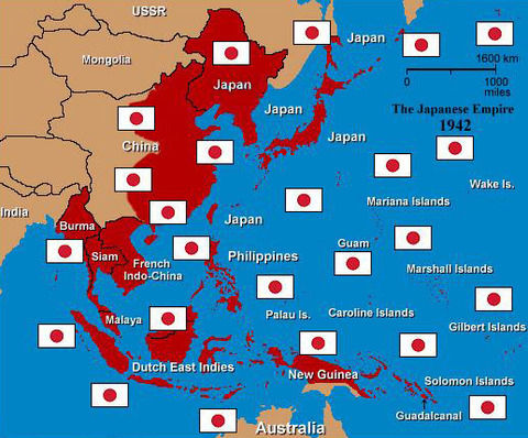 結構大きい 日本の国土面積(戦中を含める)