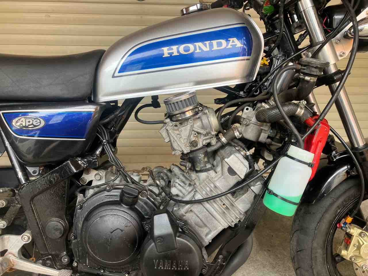 エイプ50改 FZR250エンジン完成 : ☆abelabo☆セロー系ワイド エイプ50改 FZR250エンジン完成 : ☆abelabo☆セロー系ワイド