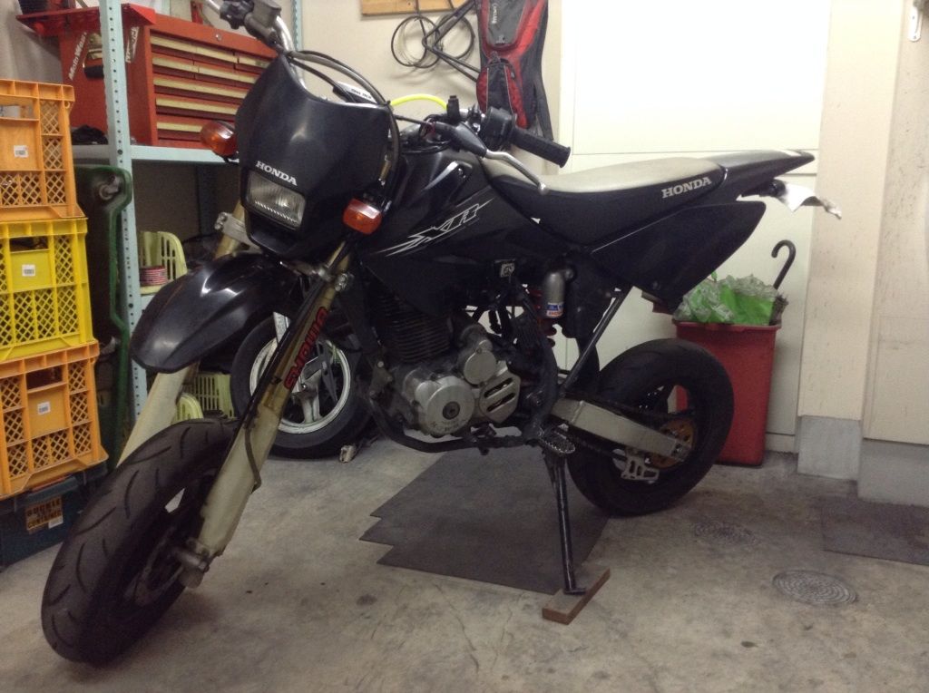 CR80改 223 12インチモタード ハイカム FCR : ☆abelabo☆セロー系