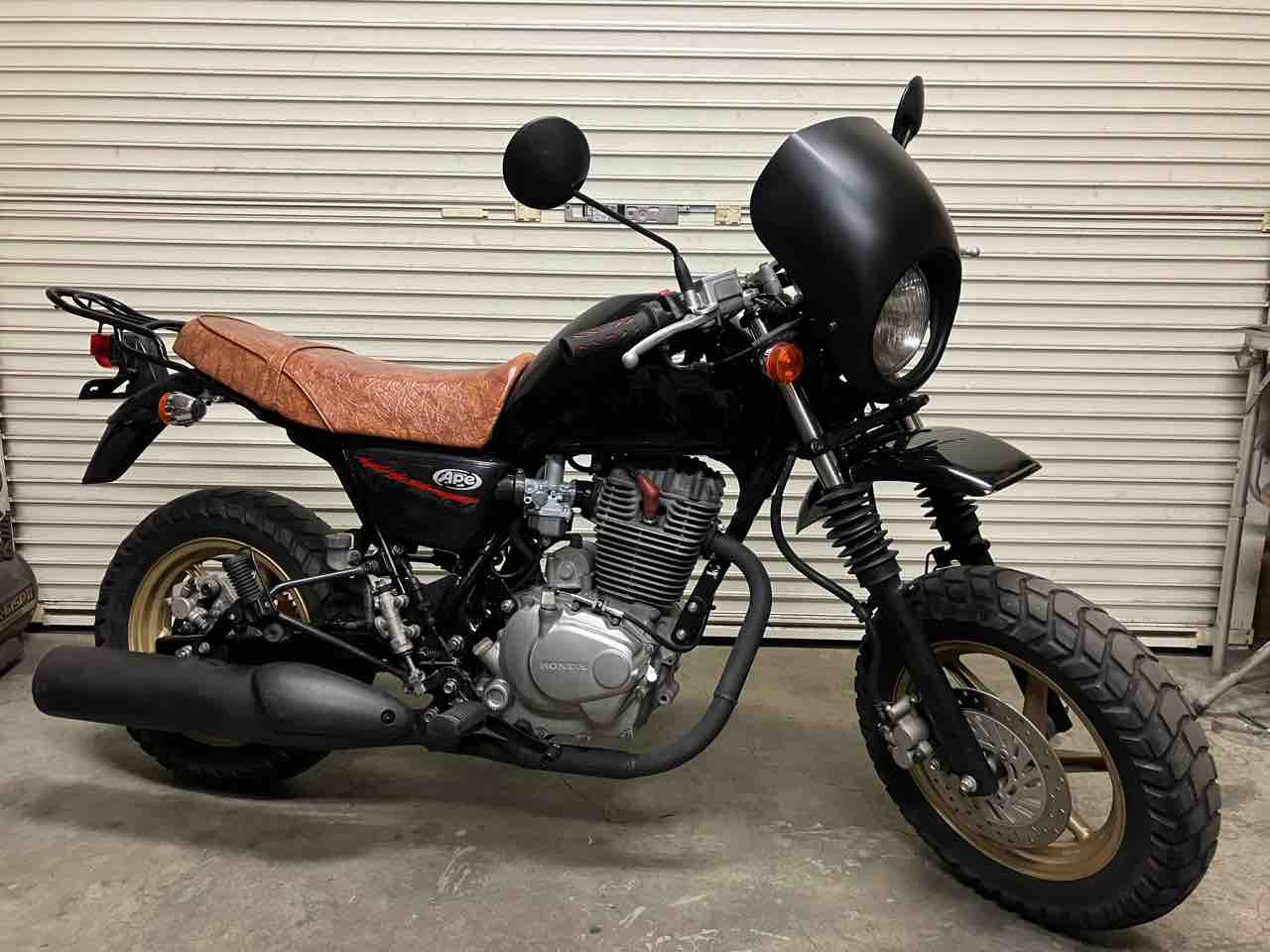 (制作中)エイプ　223cc エイプ223 完成 : ☆abelabo☆セロー系ワイドステップ、トリッカー