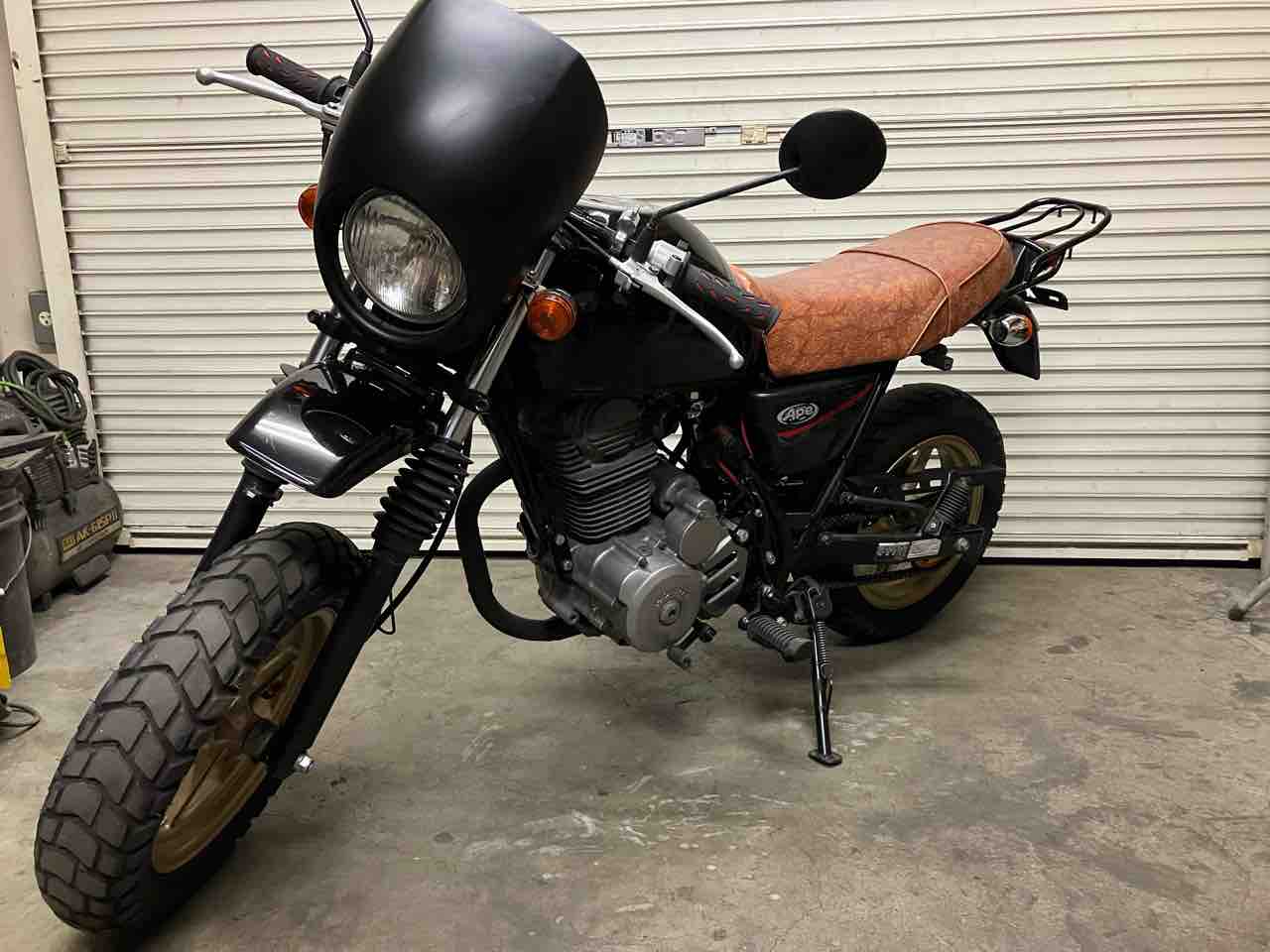 エイプ223 完成 : ☆abelabo☆セロー系ワイドステップ、トリッカー