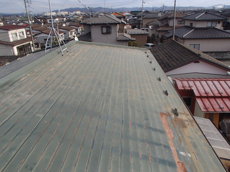 トタン屋根 現場調査