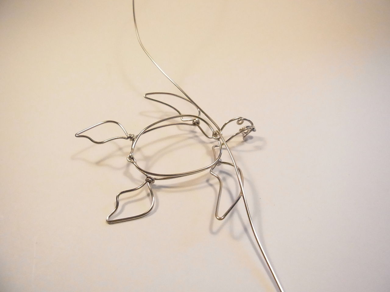 針金細工 ウミガメの作り方 洋白線 ビー玉 針金細工職人 銀三こと林雄三のブログ 西荻窪 アビアント 店主