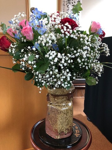 就任式のお花