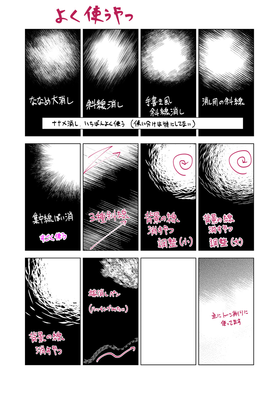 消し系ブラシについて考えてみる 日記