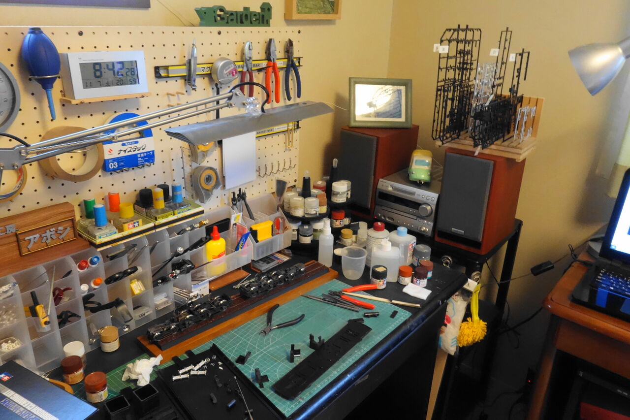 模型部屋 模型部屋でコツコツ