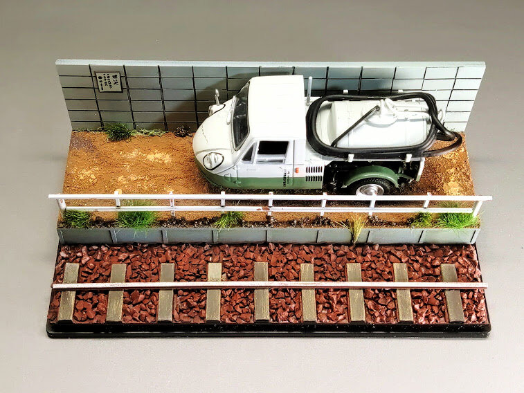 懐かしの商用車コレクション43号ジオラマ仕立て完成 : 模型部屋でコツコツ