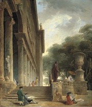 Colonnade et jardins du Palais Medici