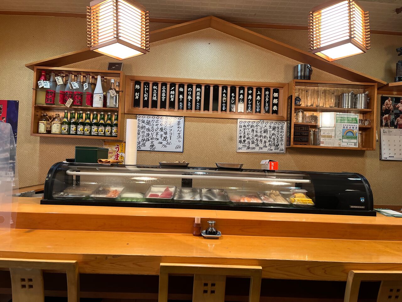 ずっと昔からあるお寿司屋さん。王道の江戸前の上握り（竹寿司