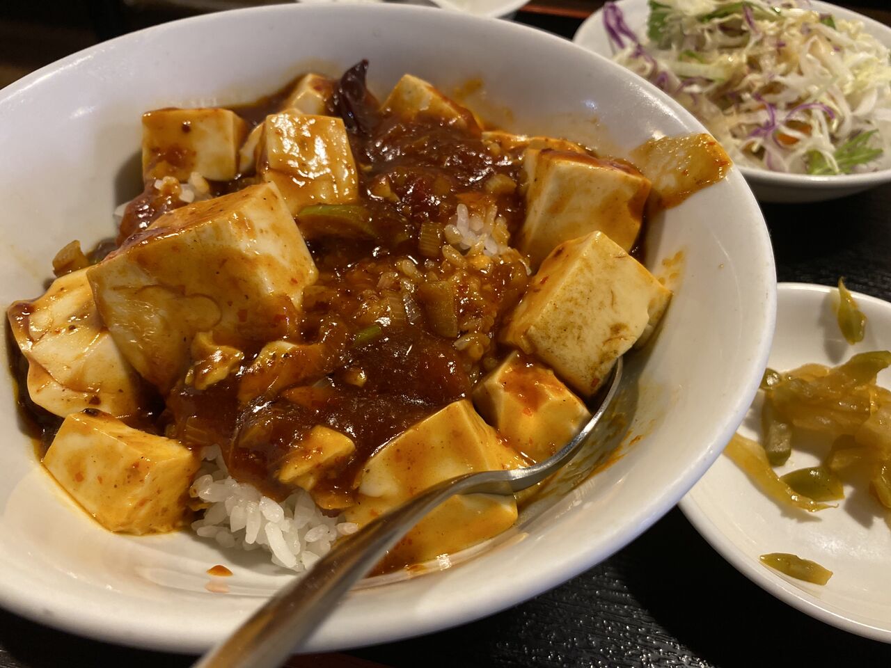 東京 分倍河原 中華料理 栄翔の麻婆丼w 半ラーメンセット 揚げ物放浪記 油の大将 東京 分倍河原 中華料理 栄翔の麻婆丼w 半ラーメンセット 揚げ物放浪記 油の大将