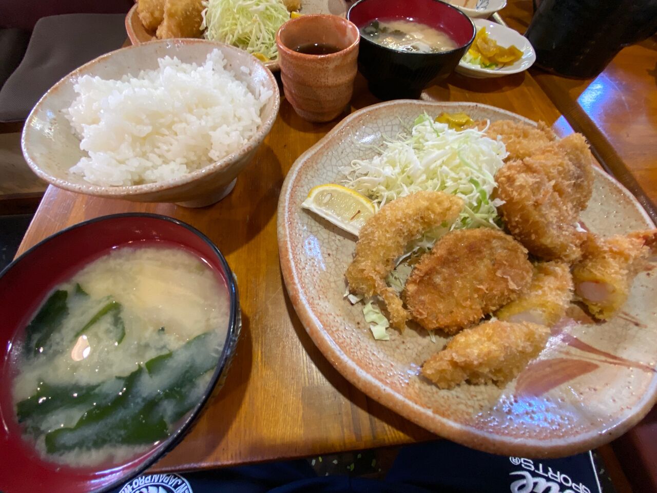 東京 花小金井 お晩彩 つくば亭のランチ ミックスフライ定食 揚げ物放浪記 油の大将