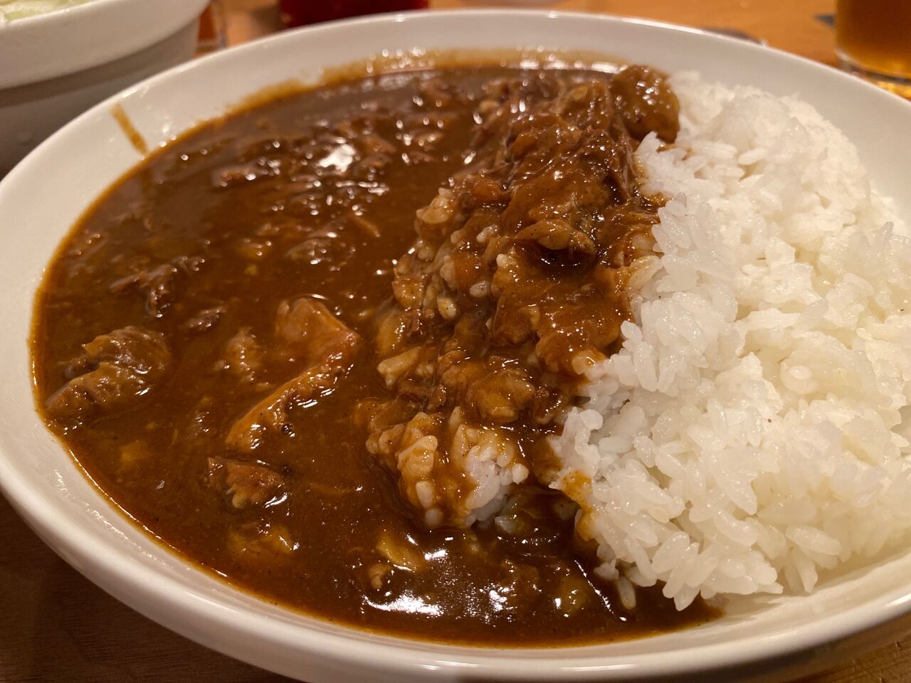 東京 銀座 カレー屋ドムドムのハンバーガー屋さんの和牛すじ肉カレー 揚げ物放浪記 油の大将