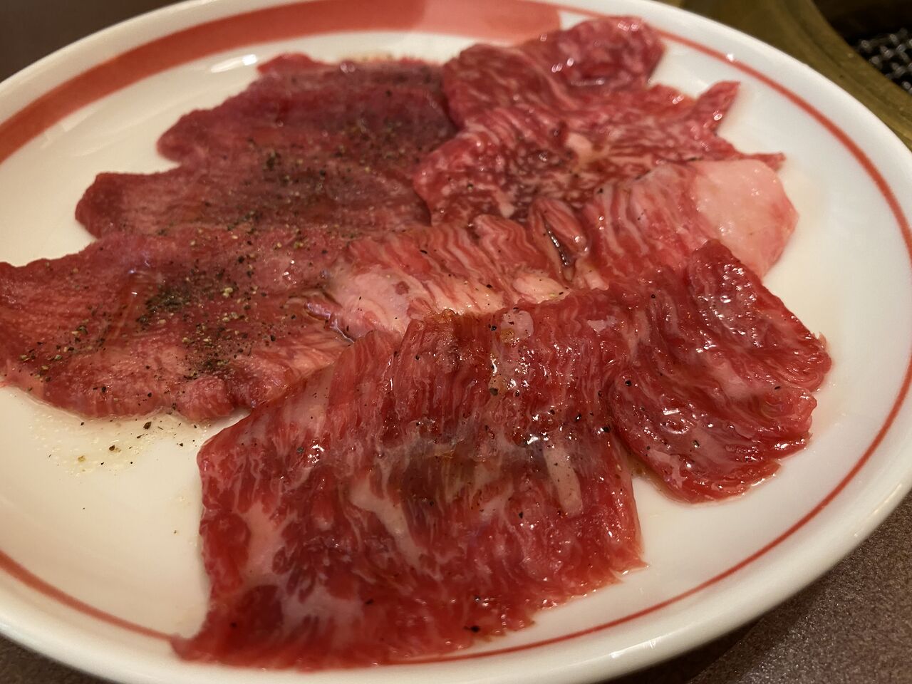東京 国分寺 焼肉 山水のランチ カルビとロースのコンビ定食 揚げ物放浪記 油の大将