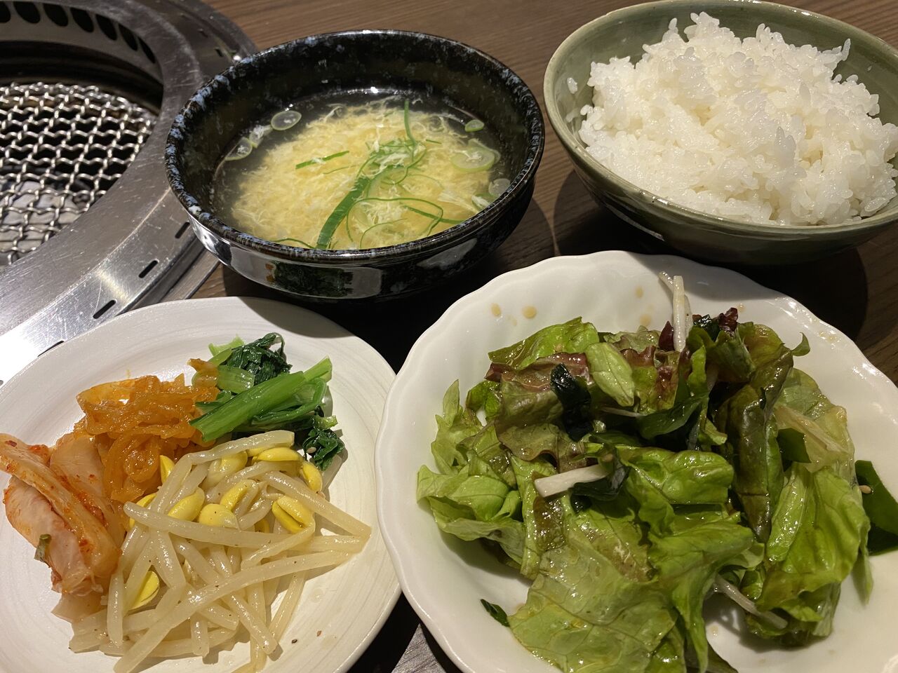 東京 武蔵境 焼肉ハウス昌里亭のランチ ロースとカルビのハーフセット 揚げ物放浪記 油の大将