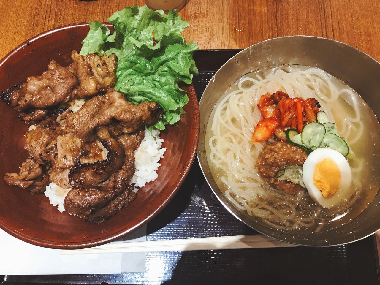 東京 分倍河原 肉のヤマキ商店のカルビ焼肉丼 冷麺 揚げ物放浪記 油の大将 東京 分倍河原 肉のヤマキ商店のカルビ焼肉丼 冷麺 揚げ物放浪記 油の大将