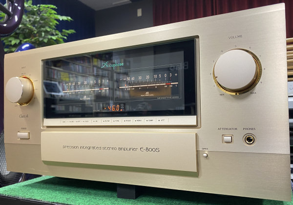 アキュフェーズ、「E-800S」純A級 プリメインアンプ、フラッグシップ