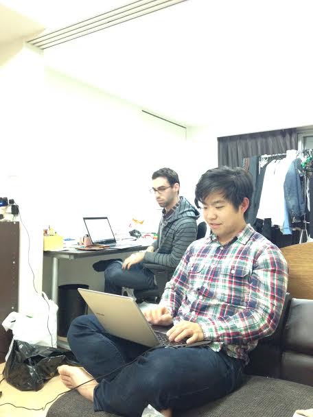 jefとアルバート仕事中