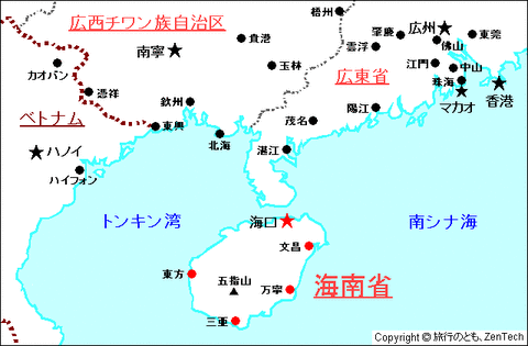 Map-China-Province-Hainan