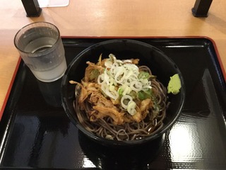 長ネギ天そば