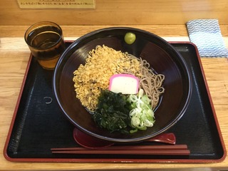 冷したぬきそば