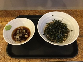 夜限定〆の海苔胡麻冷そば
