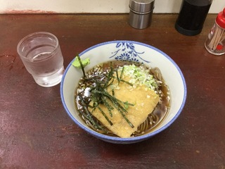 冷やしきつねそば