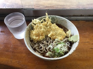 アジ天そば