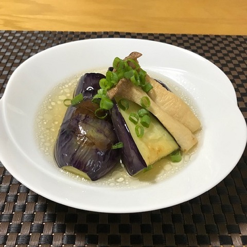 ナスの揚げびたし