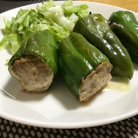 ピーマンの肉詰め