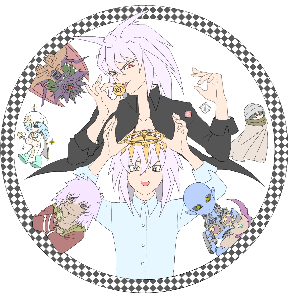 バクラお誕生日絵 19年9月 絵倉庫