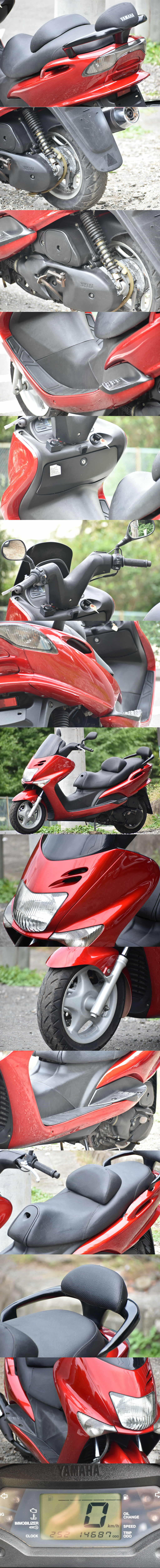 ☆YAMAHA＊マジェスティ125Fi＊14687km＊キャンディーレッド外装WAKO'S