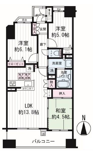 クレア間取