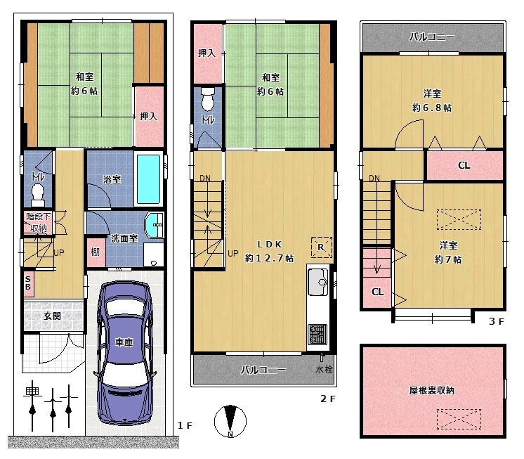 本町5　間取