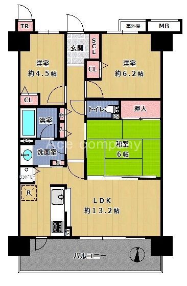 ルネ 中部屋 間取_result