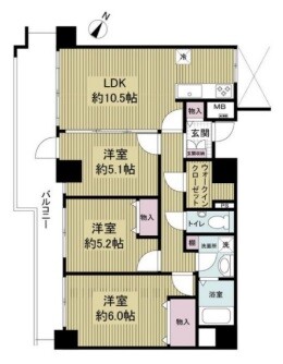 ユニハイム間取