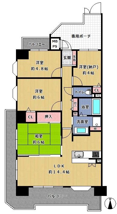 ライオン間取