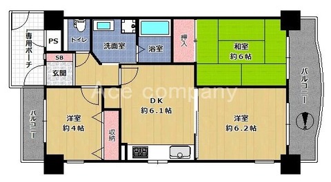 ビーバー間取 角