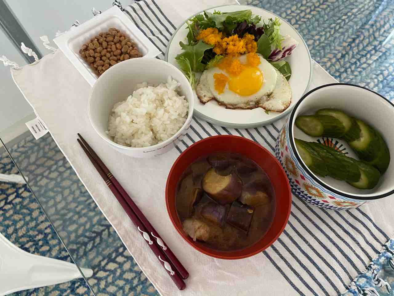 日本米が美味しすぎて２杯食べた朝ごはん ハワイネコ ブログ