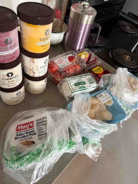 【ご飯日記】アロハフライデーのお得アイス・ホタテが美味い
