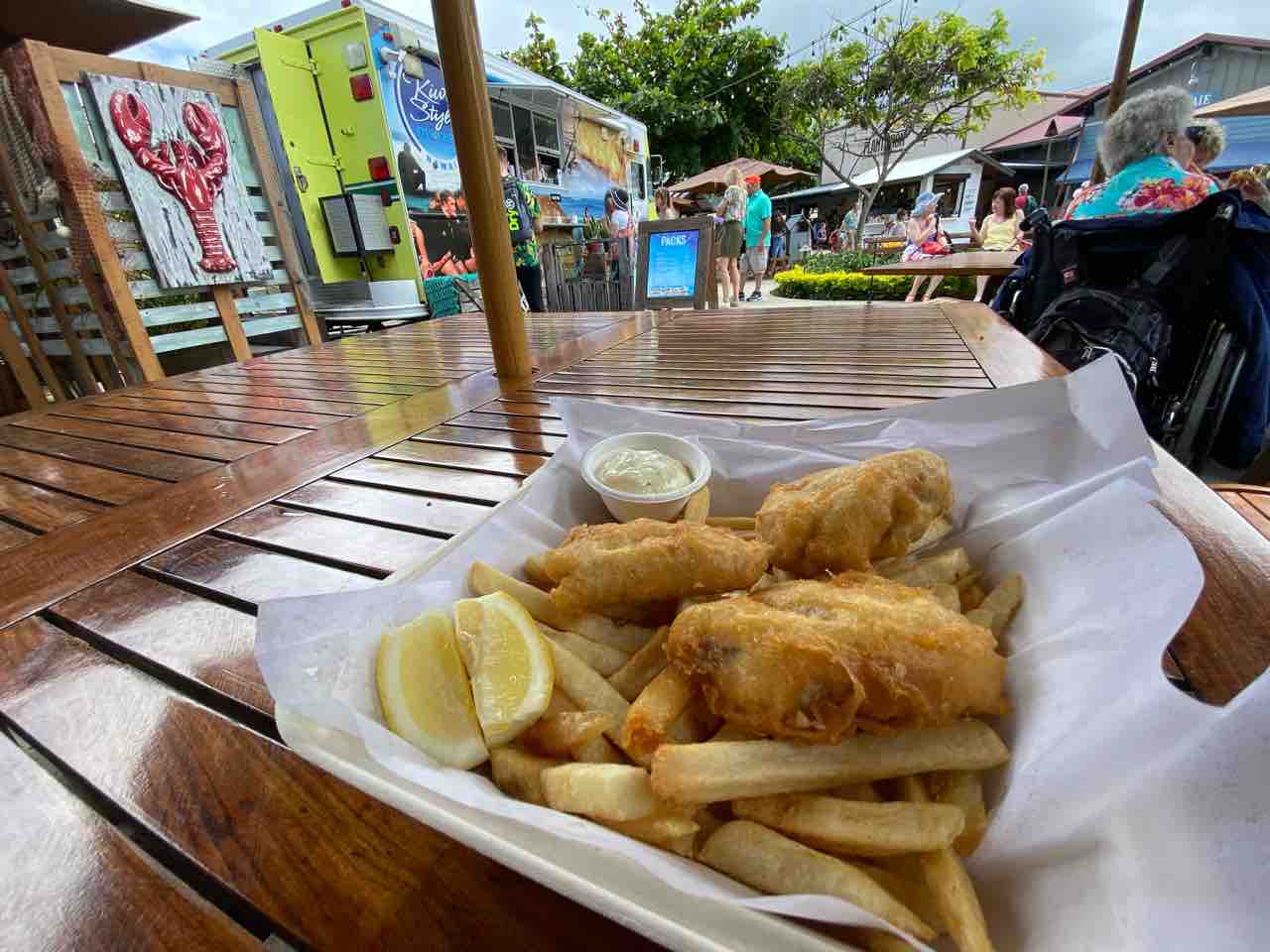 Nzを思い出すキーウィスタイル フィッシュ チップス ノース ライエ ハワイグルメ ハワイネコ ブログ