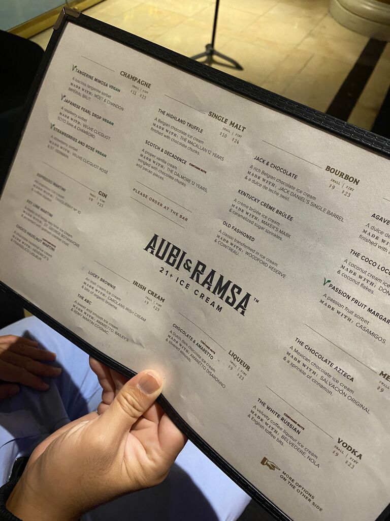 【AUBI＆RAMSA】21歳以上の大人のアイス【ラスベガス】 : ハワイネコ ブログ