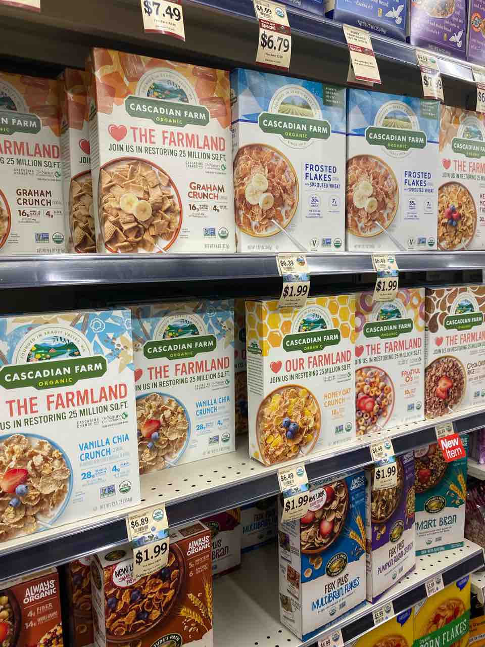 CASADIAN FARM】セールで1.99ドルのシリアル食べ比べ【ダウントゥーアース】 : ハワイネコ ブログ
