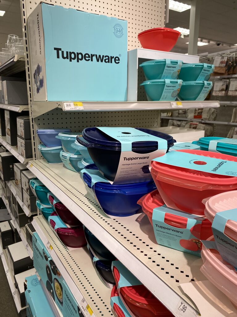 ダウントゥーアース＆ターゲット】懐かしのタッパーウェア