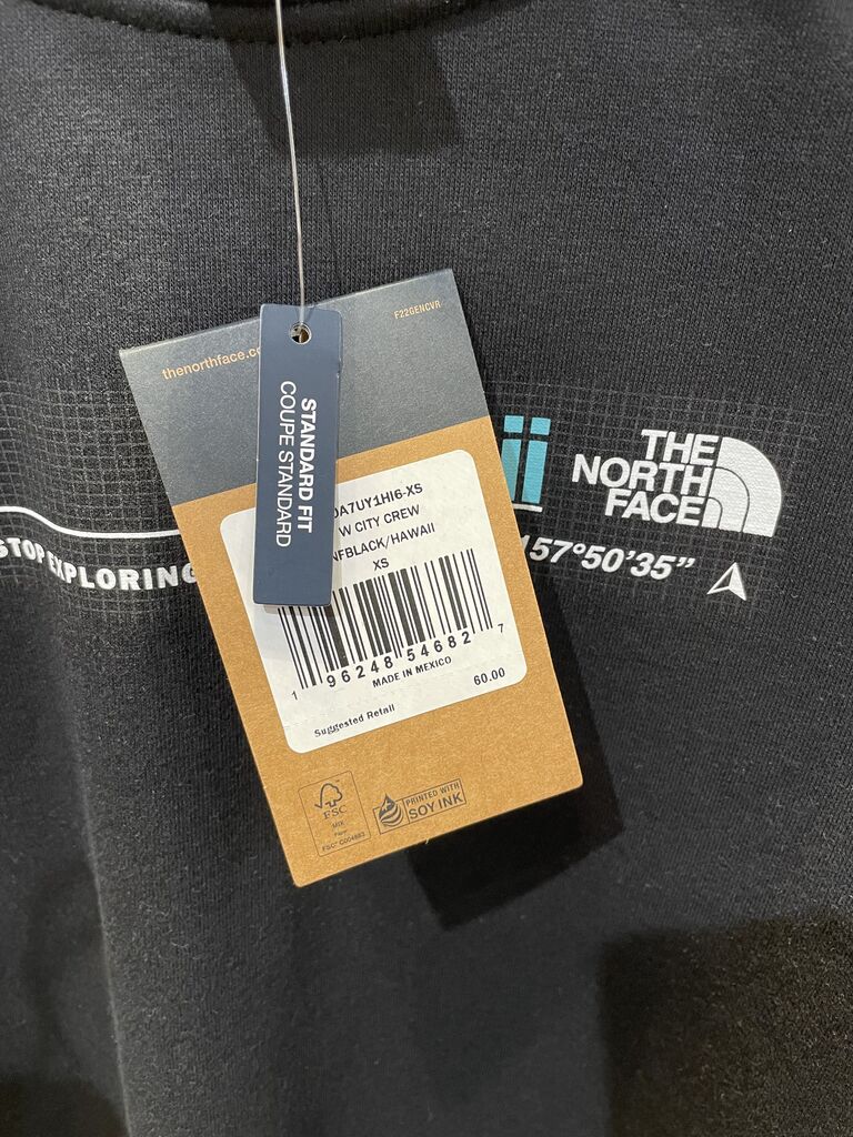 THE NORTH FACE HONOLULU パーカー　サイズXS ハワイ限定 THE NORTH FACE HONOLULU パーカー サイズXS ハワイ限定