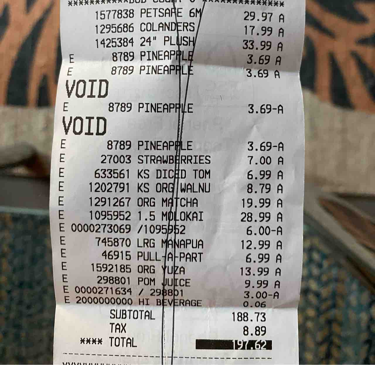 コストコ】気づいたら２００ドル…！？そんな買った？ : ハワイネコ ブログ