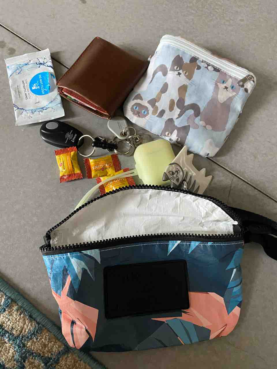 アロハ コレクション X Lay lowコラボ】撥水ヒップパック(ウエスト