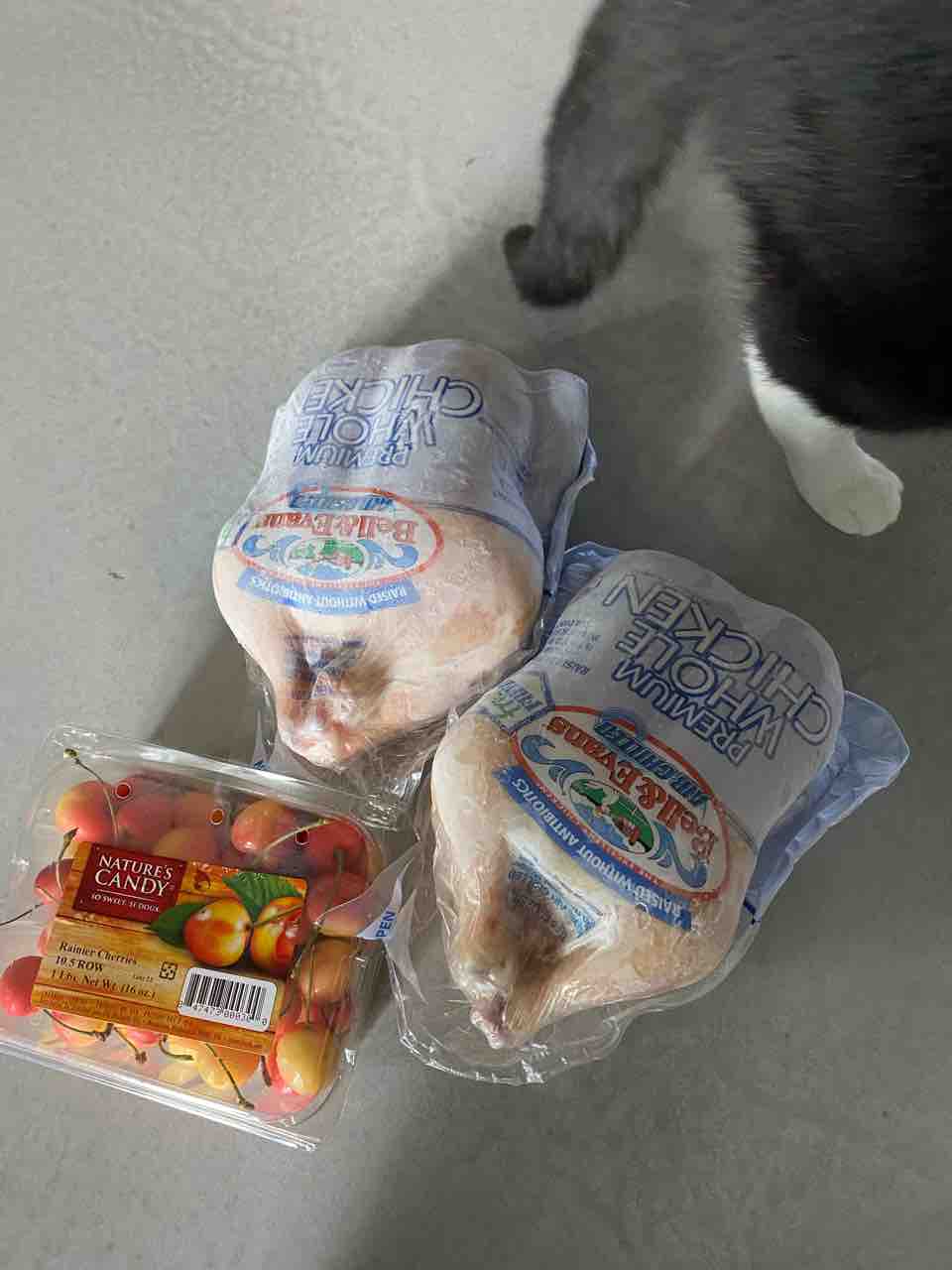 ホールフーズで丸鶏買って にゃんこそば ハワイネコ ブログ