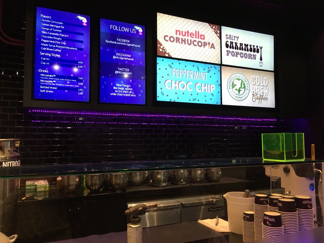 液体窒素で作るアイスクリーム ナイトロジーニー ハワイネコ ブログ